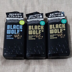 BLACK WOLF (ブラックウルフ) ボリュームアップ & リフレッシュ スカルプシャンプー 380mL