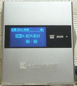 【ジャンク】TOSHIBA MEG201 gigabeat 20GB デジタルオーディオプレイヤー 本体のみ ※商品説明、自己紹介欄必読※