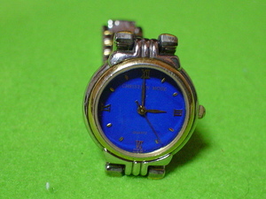 珍品　デザイン　CHRISTIAN　MODE　女性用腕時計　ブルー