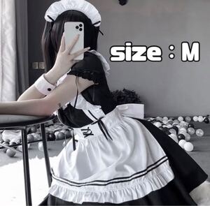 【最終値下げ】ロリータ メイド コスプレ アニメコスチューム フルセット ゴスロリ 販売 M メイド服 コスプレ衣装