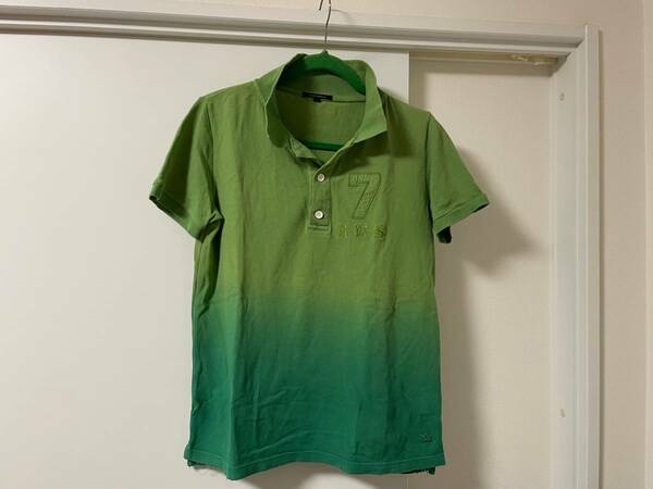 即決！送料無料！美品！StraRaggio　ストララッジョ　ポロシャツ　グリーン　緑　サイズ1　Mサイズ　7　グラーデーション　VICKY　ビッキー