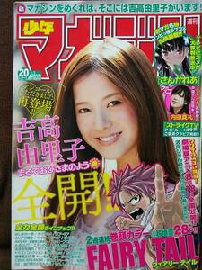 週刊少年マガジン 2012年No.20 グラビア切り抜き 吉高由里子 内田真礼 戸田れい