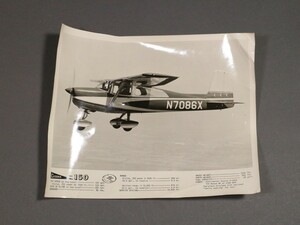 コレクター放出品 古写真 セスナ150 1962 N7086X 飛行機 航空機 プロペラ機 帆足孝治