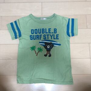 ミキハウス ダブルB 130cm 半袖Tシャツ MIKIHOUSE ダブルビー