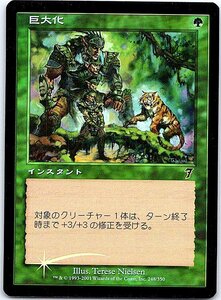 FOIL/巨大化/Giant Growth/7版/日本語版/MTG１枚 [FC]