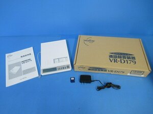 ▲新Ω ZV3 3463 ∞ 保証有 キレイ TAKACOM タカコム VR-D179 通話録音装置 箱入り 取扱説明書・SDカード 4GB付 初期化OK