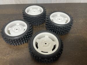 ☆タミヤ★TAMIYA TT-02B デュアルリッジ ホイールタイヤセット 新品未使用品☆送料込み!!XB品 バギー オフロード ラジコン DF-02 03