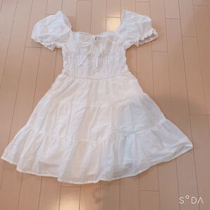 SHEIN Aライン フリル ワンピース