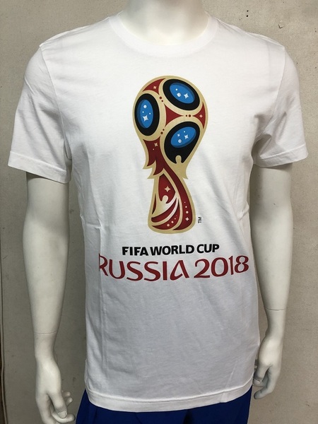 adidas アディダス メンズ 半袖 Tシャツ 2018 RUSSIA World Cup トップス ホワイト S