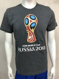 adidas アディダス メンズ 半袖 Tシャツ 2018 RUSSIA World Cup トップス グレー S