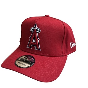 cap-217 ニューエラ キャップ NEW ERA 9FORTY ADJUSTABLE MLB Los Angeles Angels CAP 帽子 レッドの画像1