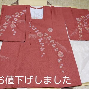 美品 未使用 和装コート リメイク着物 ハギレ