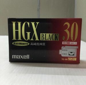 送料無料　maxell マクセルHGX BLACK 30 ビデオテープ