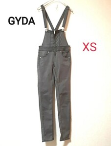G8.GYDAジェイダ ストレッチスキニーサロペットパンツ XS デニムオーバーオール サロペット オーバーオール