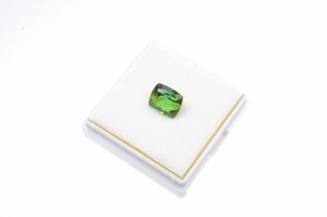  натуральный зеленый турмалин разрозненный примерно 5.308ct подушка GRJso-ting драгоценнный камень ювелирные изделия товар произведение электрический камень CQ-046