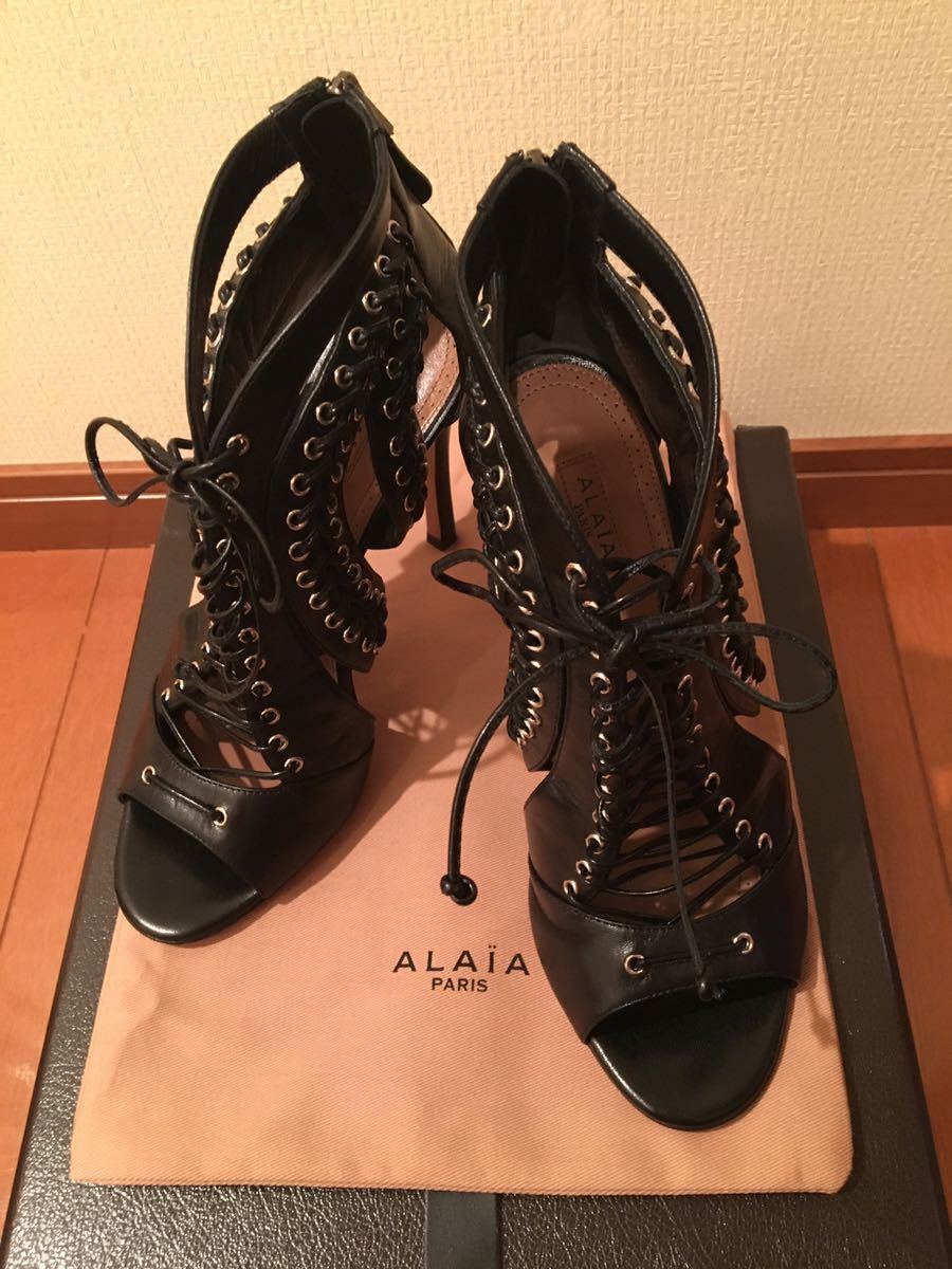 ALAIA アライア ヒョウ柄 ハラコ パンプス レオパード www