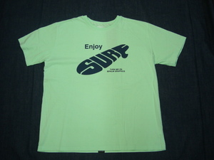 新品TURN ME ON!?(ターミオン) Palm Graphic（パームグラフィクス）コラボ ENJOY SURF TEE 122-466（MINT） Mサイズ