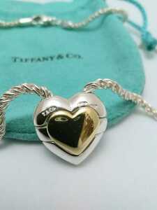 TIFFANY&Co. ティファニー ネックレス　925　シルバー/ゴールドカラー