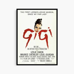 gigi 映画ポスター ビンテージポスター レトロインテリア イラスト ホームデコ アートポスター banksy バンクシー デザイン