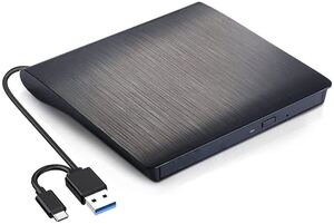 外付けDVDドライブ 光学ドライブ DVDドライブ DVDプレイヤー DVD±RW CD-RW ポータブル