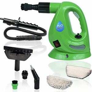 [ free shipping ] new goods unused * regular price 16,478 jpy * Direct tere shop regular goods *H2O steam FX* handy steam cleaner * high temperature * green 