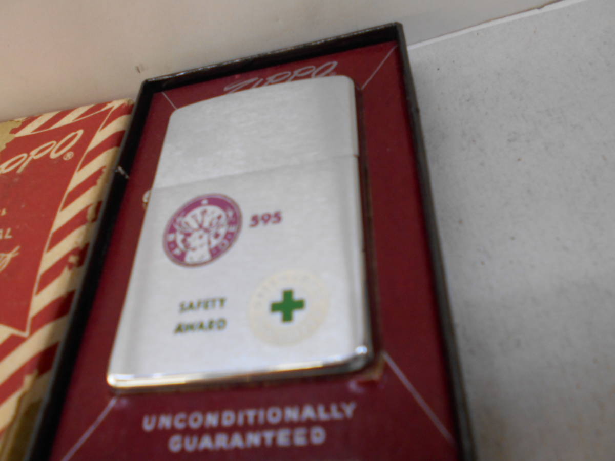 ビンテージ Zippo BP,OE大鹿ヘッド&緑十字 1959年製 未使用 ニアミント