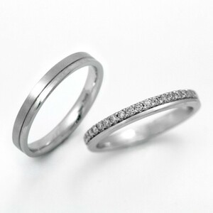 結婚指輪 安い プラチナ マリッジリング ダイヤモンド 0.19ct 01937L_02523