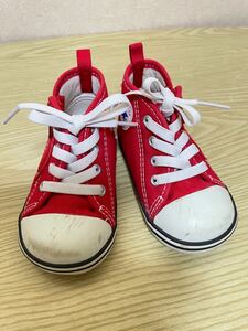 ファーストシューズ ベビーシューズ 12.5cm CONVERSE コンバースオールスター コンバース 赤