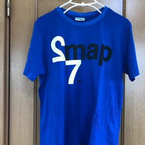 SMAP27時間ＴＶ　非売品のスタッフTシャツ　青　Mサイズ