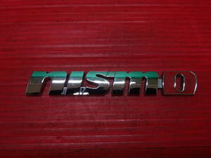 ニスモエンブレム 1個 縦：約1.8cm、横：約12.5cm NISMO NISSAN 日産 スカイライン GT-R フーガ フェアレディZ リーフ ノート マーチ