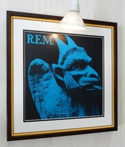 R.E.M./アール・イー・エム/LPジャケット・ポスター額付/クロニック・タウン/Chronic Town/ガーゴイル/アルバムアート/おしゃれリビング_画像1