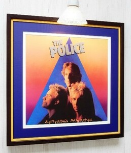 ザ・ポリス/80s UK Classic/ゼニヤッタ・モンダッタ/LP ジャケ・ポスター 額装品/The Police/スティング/Sting/Framed The Police/ロック
