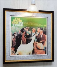 ザ・ビーチ・ボーイズ/LPジャケット・ポスター額装品/The Beach Boys/Pet Sounds/ブライアン・ウィルソン/サーフィン/ポップなインテリア_画像9