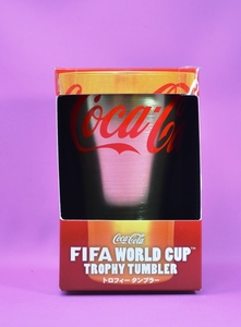 [ новый товар не использовался товар ] Coca * Cola FIFA WORLD CUP Trophy высокий стакан 