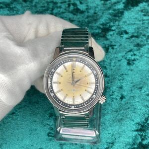 ☆ビンテージ☆OH済み☆精工舎☆SEIKO☆セイコー☆マチックシルバーウェーブ☆38mm☆当時モノ純正ブレスデッドストック品エイジング文字盤