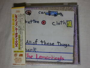 [Lemonheads/Car Button Cloth+1(1996)](1996 год продажа,AMCY-2005, снят с производства, записано в Японии с лентой,.. перевод есть, gran ji,Evan Dando)