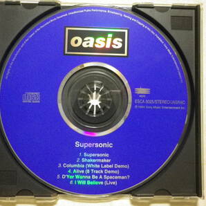 『Oasis/Supersonic(1994)』(1994年発売,ESCA-6025,廃盤,国内盤帯付,歌詞対訳付,6track,Shakermaker,Columbia,Alive,I Will Believe)の画像3