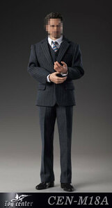 ToyCenter CEN-M18 A 1/6スケール メンズ ビジネス ストライプスーツ セット English gentleman Tony striped suit 男性素体向け衣装