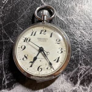 (13) ジャンク品 SEIKO セイコー 手巻 懐中時計 昭和49年国鉄 アンティーク ヴィンテージ 腕時計