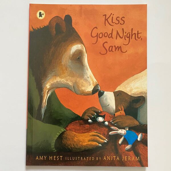 新品★Kiss Goodnight,Sam 英語絵本