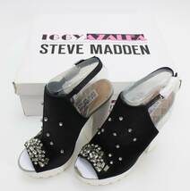 スティーブマデン STEVE MADDEN　サンダル ヒール 6M 約23cm ブラック レディース 未使用 訳あり_画像1