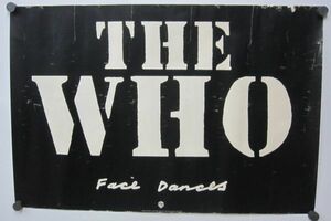 [悠]・ THE WHO / FACE DANCRS レコード ポスター