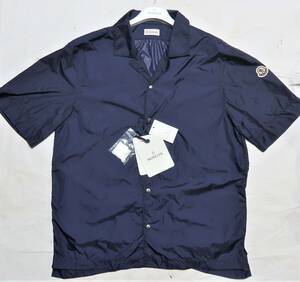 《送料無料・未使用》＜定価47,300円＞MONCLER モンクレール CAMICIA オープンカラーシャツ サイズ：L カラー：Navy/UNITED ARROWS