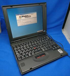 IBM ThinkPad 240Z 2609-72J Windows2000 Office(Excel,Word) 一太郎、ロータス 1-2-3