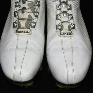 ①★FOOTJOY★DNA WIDE 53486J OPTI FLEX 履き心地抜群 ★Boaフィットシステム お洒落なオフホワイト機能的スパイクシューズ26.5の画像7