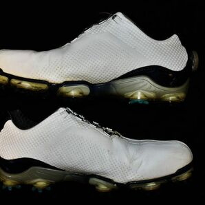 ①★FOOTJOY★DNA WIDE 53486J OPTI FLEX 履き心地抜群 ★Boaフィットシステム お洒落なオフホワイト機能的スパイクシューズ26.5の画像4