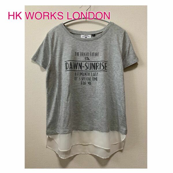 HK WORKS LONDON トップス　Tシャツ　裾フリル