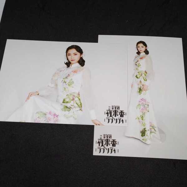舞台 音楽劇 夜来香ラプソディ 李香蘭(木下晴香) ブロマイド2枚セット プロマイド 写真 フォト