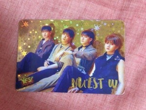 nu'est 香港公式yesカード キラキラ トレカ