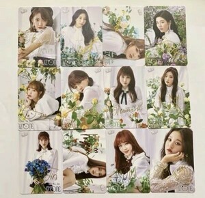 IZONE 香港公式yesカード 印刷サイン入り トレカ 44 IZ*ONE